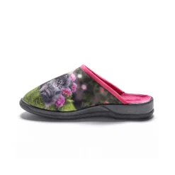 Sloffen|Sloffen<Blancheporte Pantoffels met "" fotoprint hond
