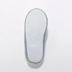 Sloffen|Sloffen<Blancheporte Pantoffels met pompon en zeeleeuwprint grijs