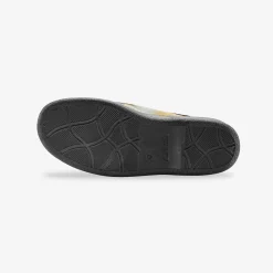 Sloffen|Sloffen<Blancheporte Pantoffels met "slapende kitten" fotoprint beige / bruin