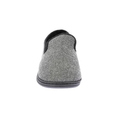 Schoenen|Schoenen Heren<Dim Pantoffels met visgraatmotief donkergrijs
