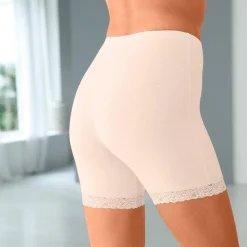 Body En Panty<Blancheporte Pantybroekje in katoen en kant - set van 2 huidkleur