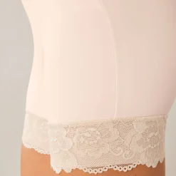 Feestelijke Lingerie|Body En Panty<Blancheporte Pantybroekje in microvezel en kant - modellerend huidkleur