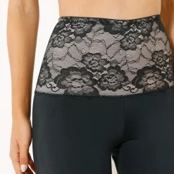 Feestelijke Lingerie|Body En Panty<Blancheporte Pantybroekje in microvezel en kant - gladmakend zwart