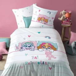 Bedlinnenset Kids|Delige Bedlinnenset<Patpatrouille Pat'Patrouille katoenen set bedlinnen wit