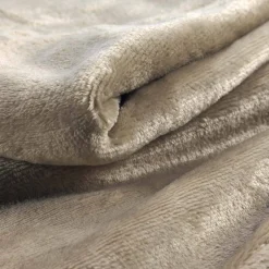 Plaid<Blancheporte Plaid in fleece, pluchen touch taupe