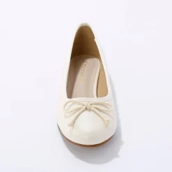 Ballerina's|Schoenen<Blancheporte Platte ballerina's crème