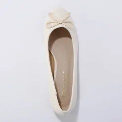 Ballerina's|Schoenen<Blancheporte Platte ballerina's crème