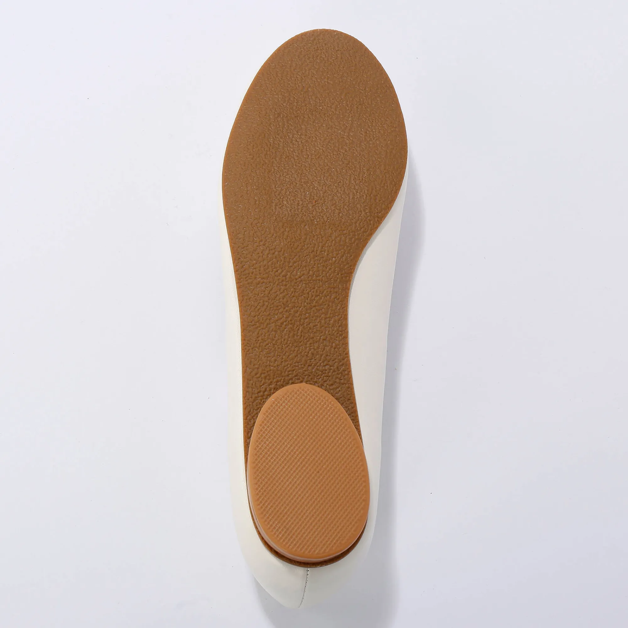Ballerina's|Schoenen<Blancheporte Platte ballerina's crème