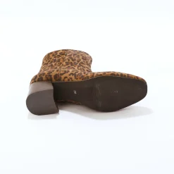 Feestelijke Schoenen|Bottines En Boots<Blancheporte Platte ballerina's in microvezel bruin / zwart