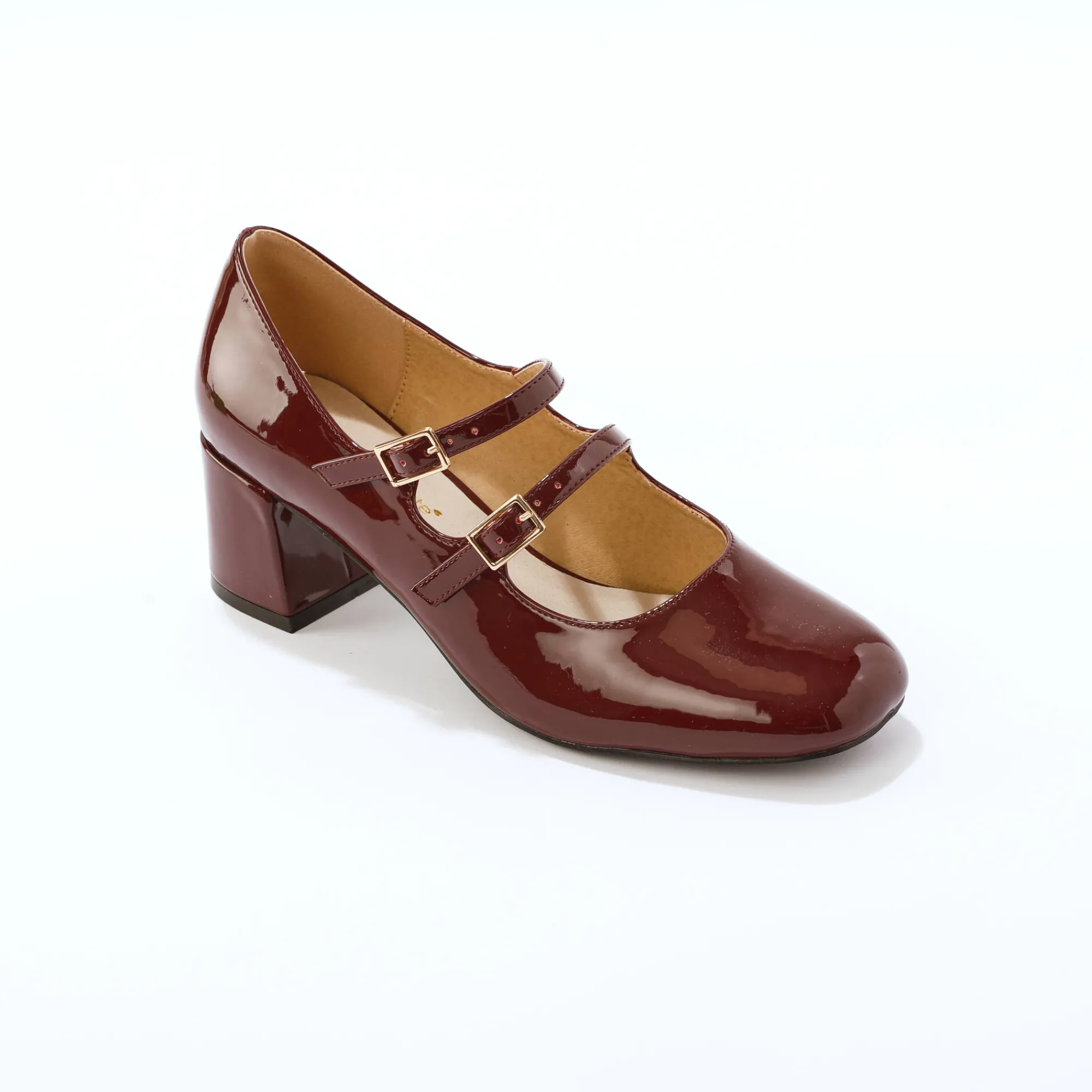 Feestelijke Schoenen|Ballerina's<Blancheporte Platte ballerina's in microvezel bordeaux