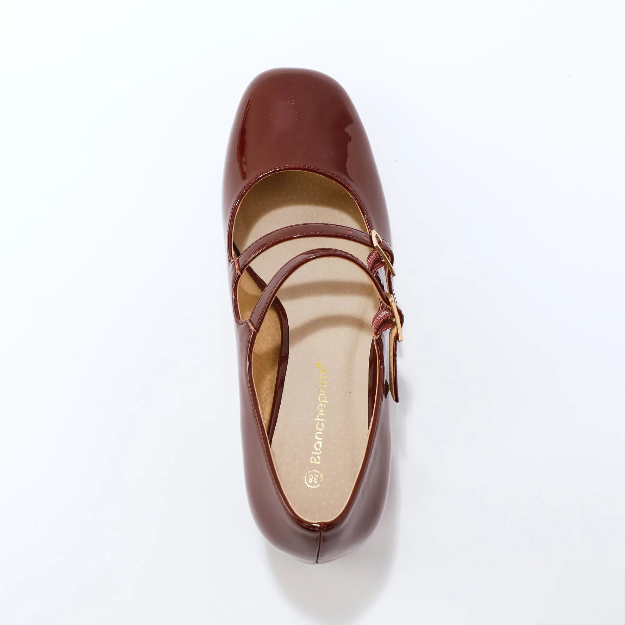 Feestelijke Schoenen|Ballerina's<Blancheporte Platte ballerina's in microvezel bordeaux