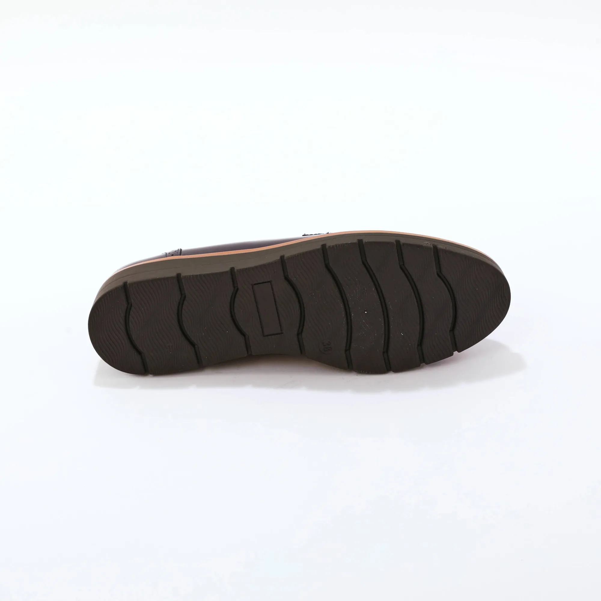 Derby's En Mocassins|Schoenen<Blancheporte Platte ballerina's in microvezel marine