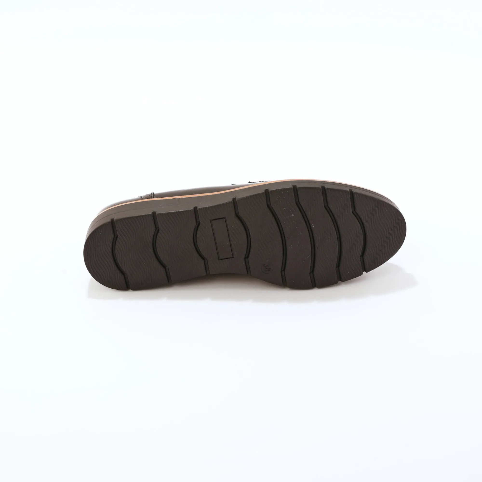 Derby's En Mocassins|Schoenen<Blancheporte Platte ballerina's in microvezel zwart