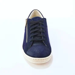 Baskets En Sneakers|Schoenen<Blancheporte Platte ballerina's in microvezel marine