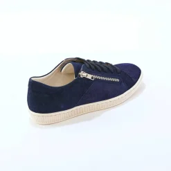 Baskets En Sneakers|Schoenen<Blancheporte Platte ballerina's in microvezel marine