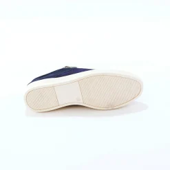 Baskets En Sneakers|Schoenen<Blancheporte Platte ballerina's in microvezel marine