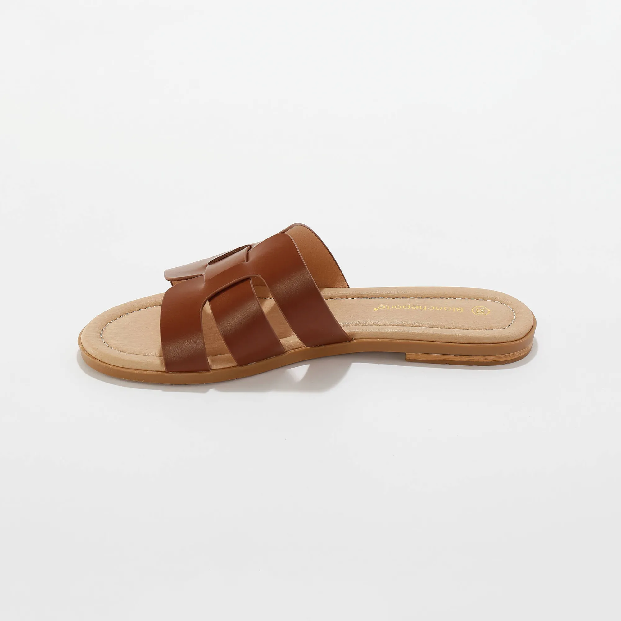 Muiltjes En Klompen|Sandalen En Espadrilles<Blancheporte Platte muiltjes karamel