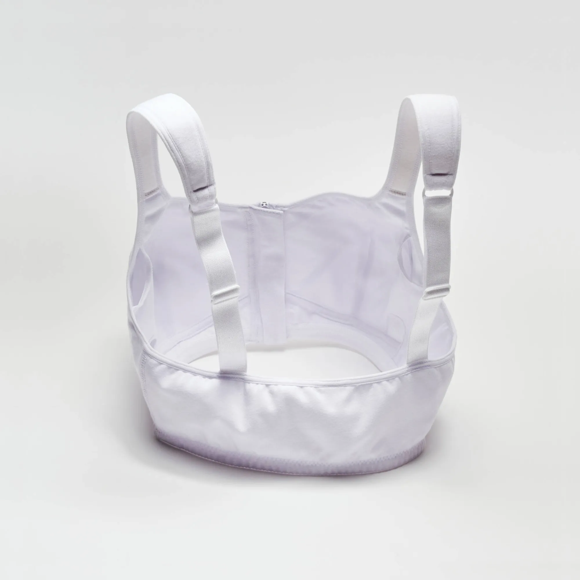 Beha<Blancheporte Postoperatieve beha met rits vooraan - zonder beugels wit