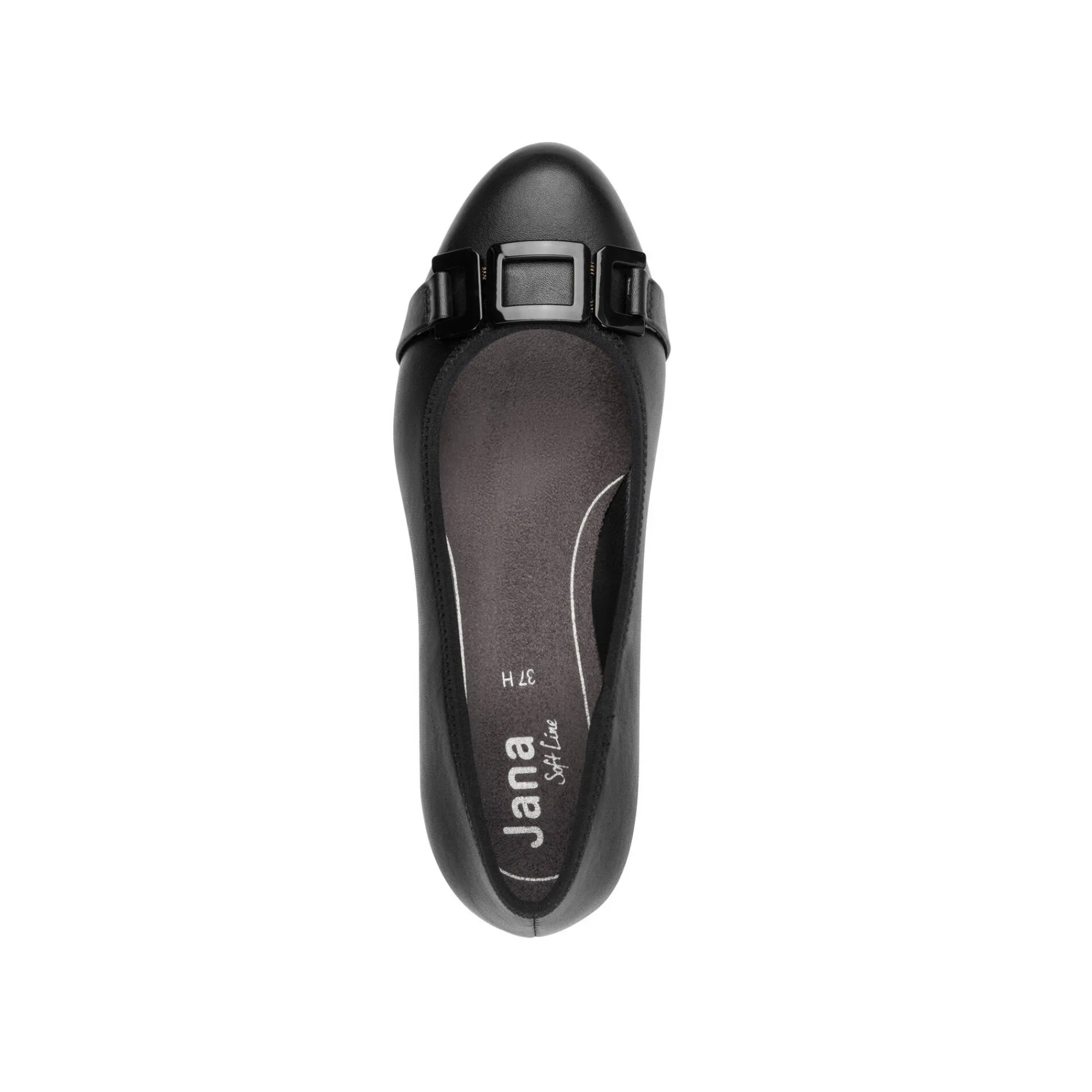Pumps|Schoenen<Jana Pumps met afgeronde tip zwart