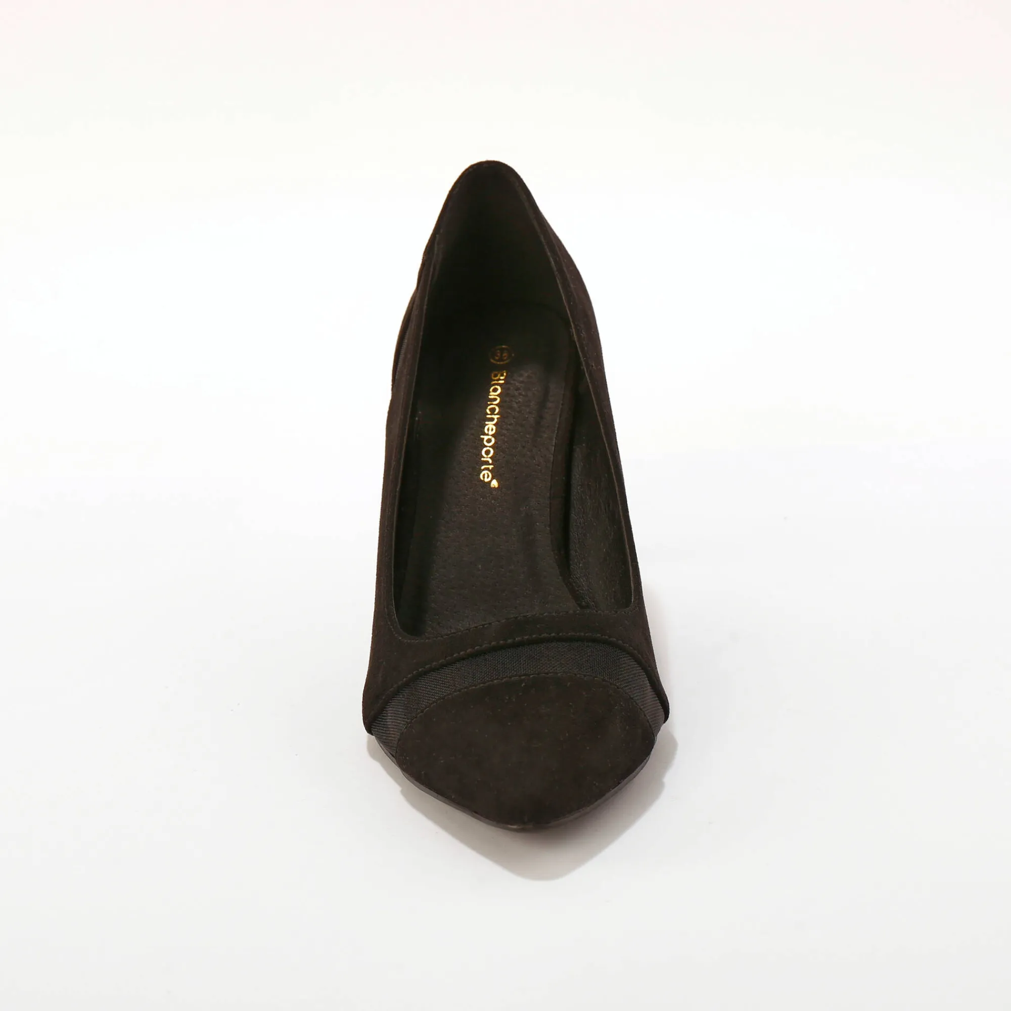 Feestelijke Schoenen|Pumps<Blancheporte Pumps met naaldhakken en nettricot zwart