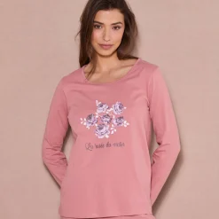 Pyjama<Blancheporte Pyjama met lange mouwen roze