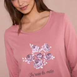 Pyjama<Blancheporte Pyjama met lange mouwen roze