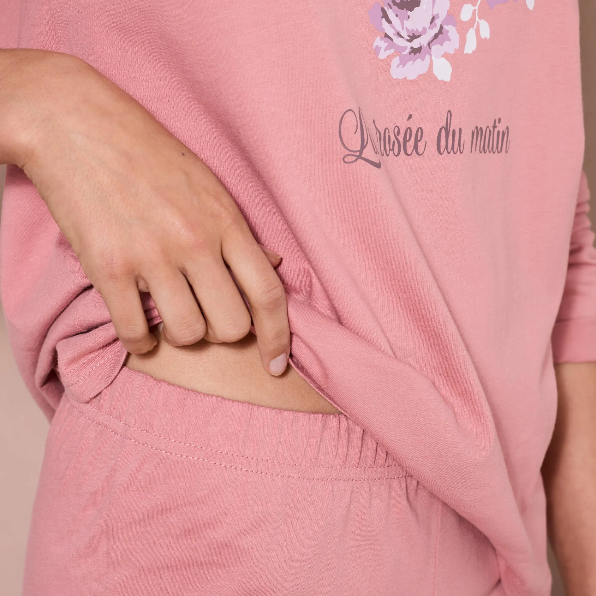 Pyjama<Blancheporte Pyjama met lange mouwen roze