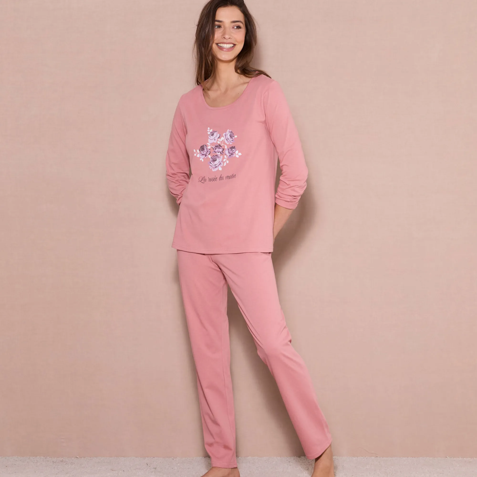 Pyjama<Blancheporte Pyjama met lange mouwen roze
