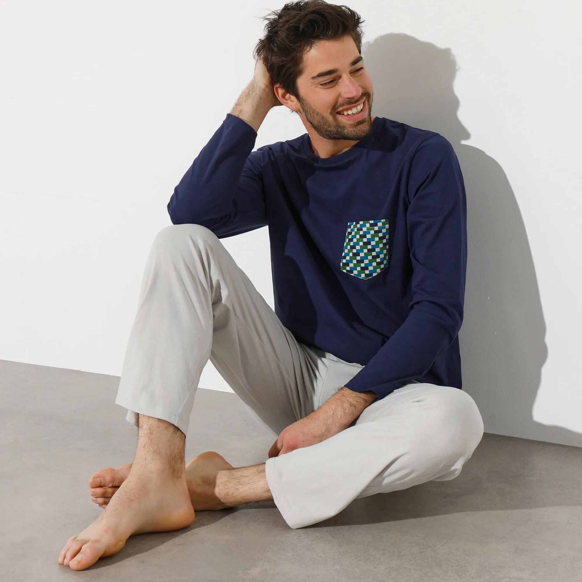 Pyjama En Kamerjas<Blancheporte Pyjamabroek grijs