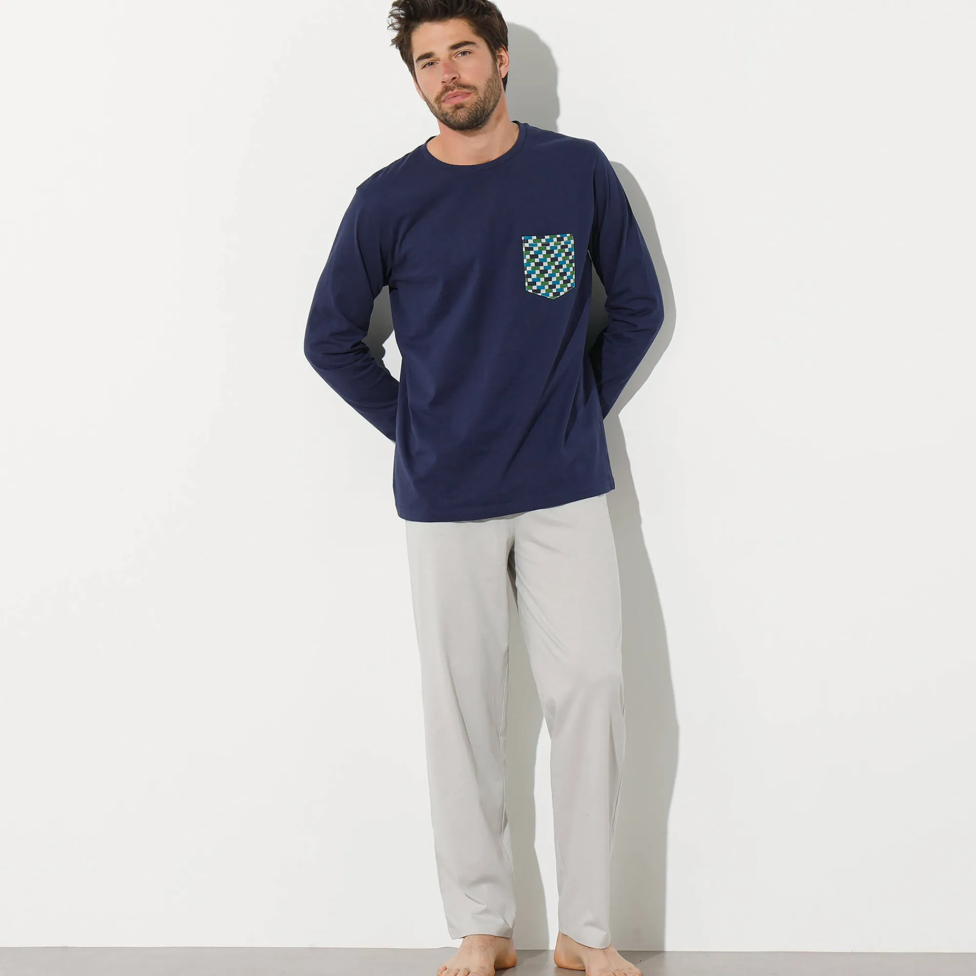 Pyjama En Kamerjas<Blancheporte Pyjamabroek grijs