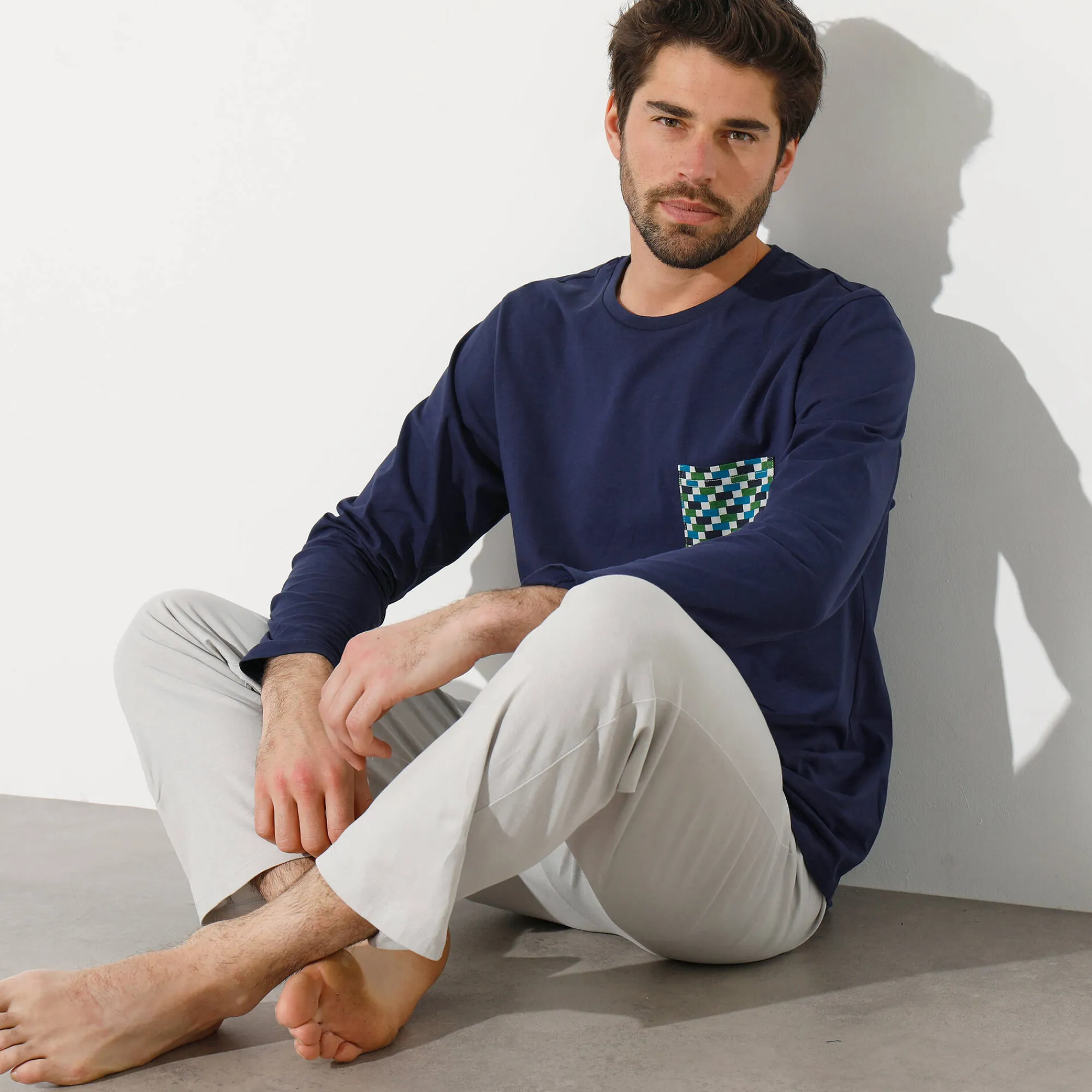 Pyjama En Kamerjas<Blancheporte Pyjamabroek grijs