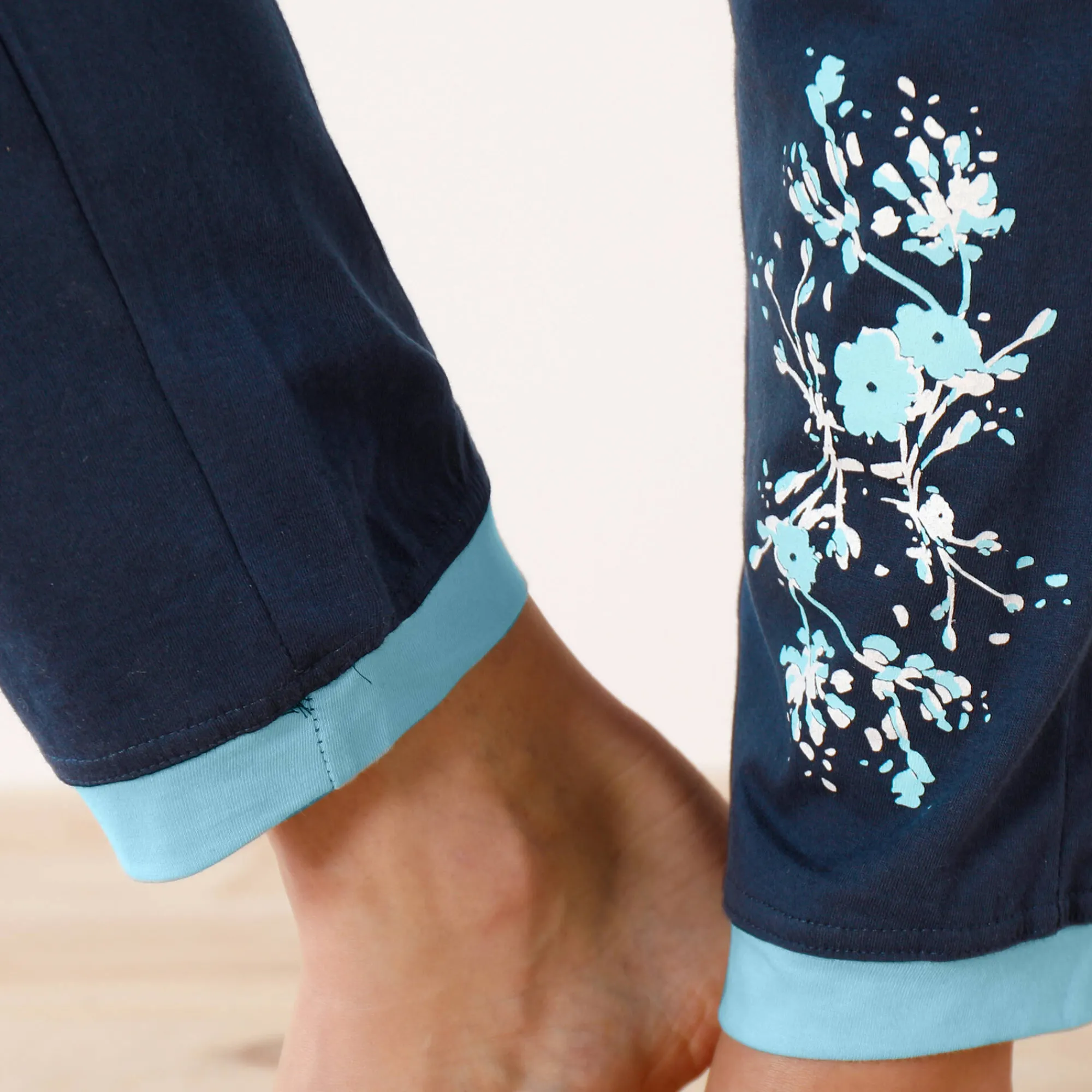 Pyjama<Blancheporte Pyjamabroek - effen marine