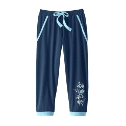 Pyjama<Blancheporte 7/8-pyjamabroek - effen marine