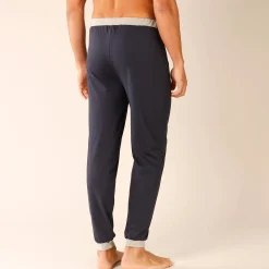 Pyjama En Kamerjas<Blancheporte Pyjamabroek met aangetrokken pijponderkanten - set van 2 grijs + marine