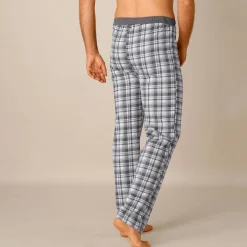 Pyjama En Kamerjas<Blancheporte Pyjamabroek met rechte pijpen - set van 2 blauw geruit / grijs geruit