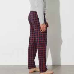 Pyjama En Kamerjas<Blancheporte Pyjamabroek met ruitjesprint marine / rood
