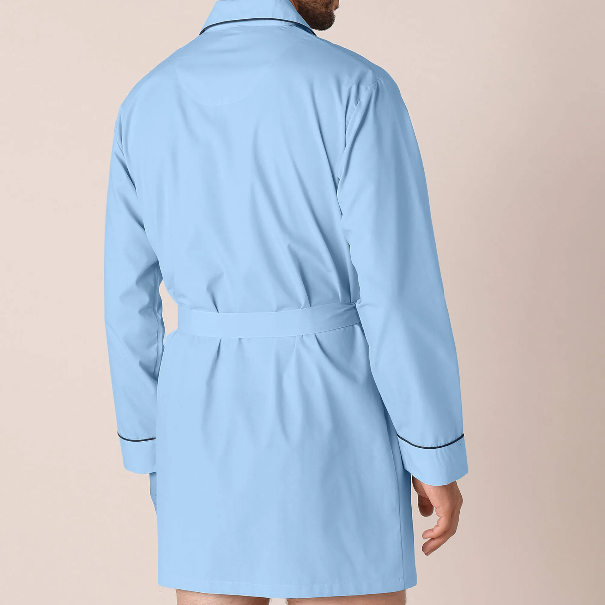 Pyjama En Kamerjas<Blancheporte Pyjamajasje in popeline met doorknoopsluiting lichtblauw