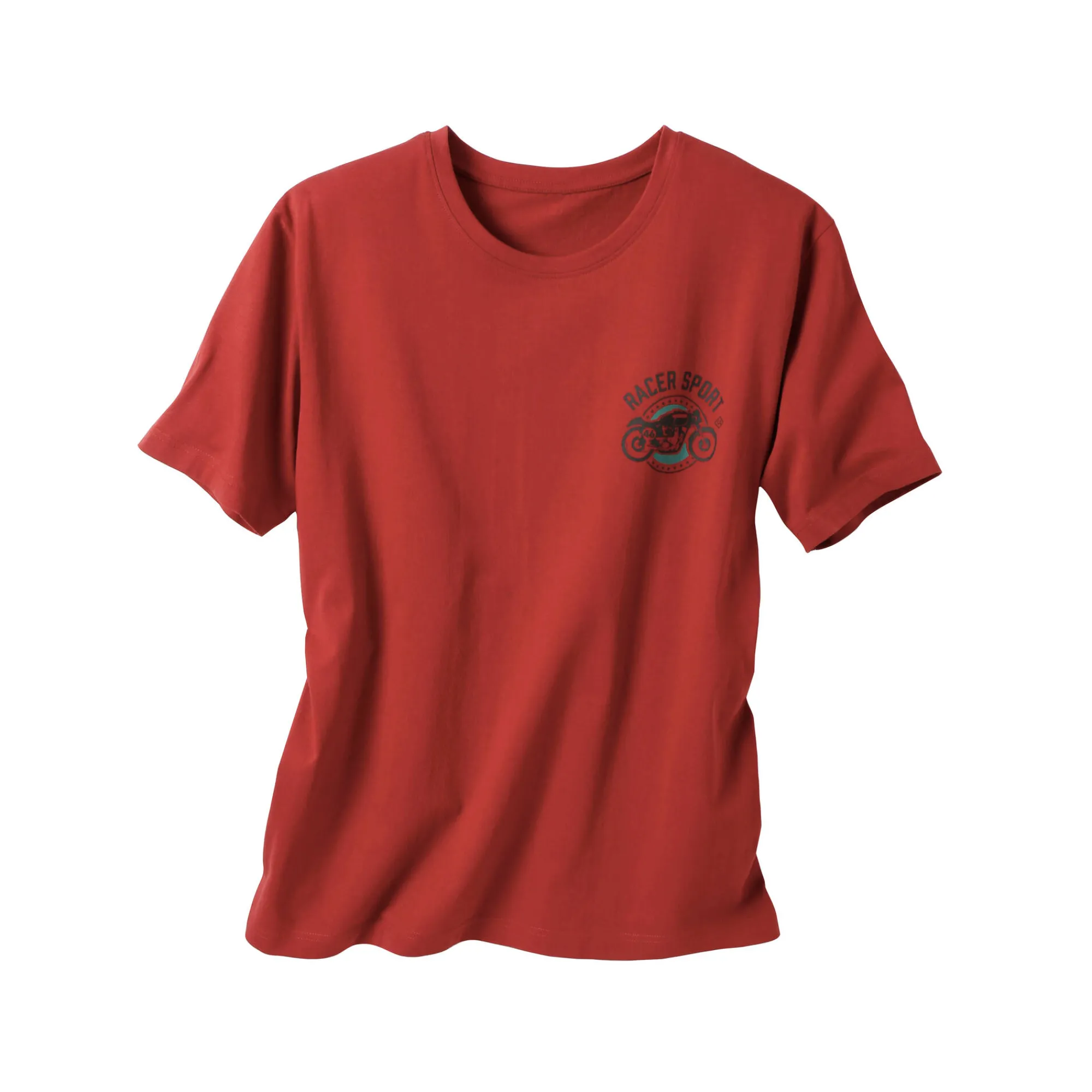 Pyjama En Kamerjas<Blancheporte Pyjamashirt met borstprint en korte mouwen roestbruin