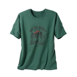 Pyjama En Kamerjas<Blancheporte Pyjamashirt met geplaatste print en korte mouwen donkergroen