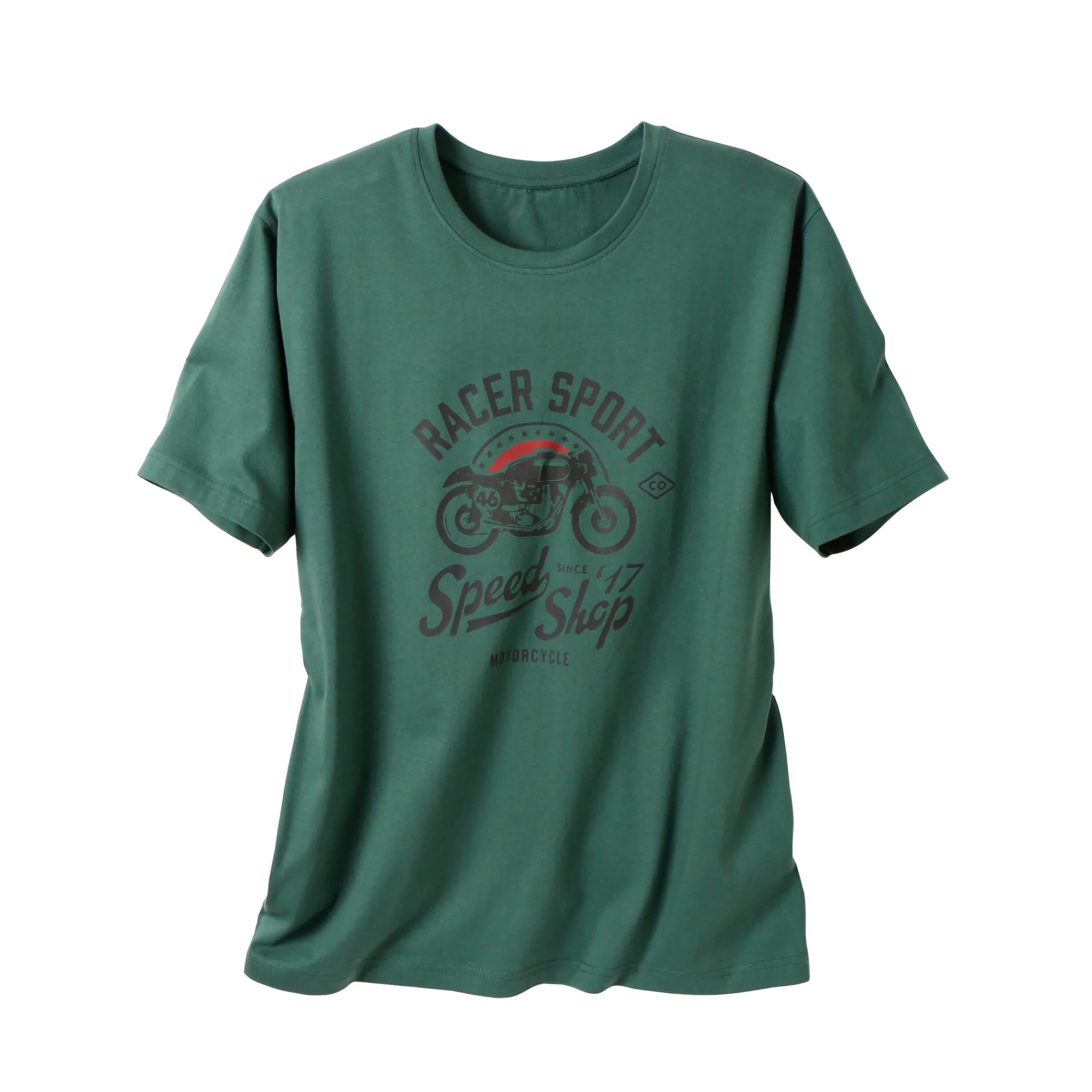 Pyjama En Kamerjas<Blancheporte Pyjamashirt met geplaatste print en korte mouwen donkergroen