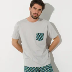 Pyjama En Kamerjas<Blancheporte Pyjamashirt met korte mouwen grijs