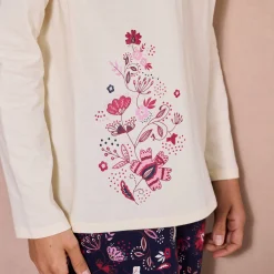 Pyjama<Blancheporte Pyjamashirt met lange mouwen ecru