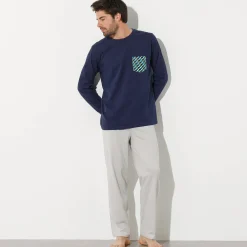Pyjama En Kamerjas<Blancheporte Pyjamashirt met lange mouwen marine