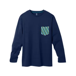 Pyjama En Kamerjas<Blancheporte Pyjamashirt met lange mouwen marine
