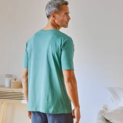 Pyjama En Kamerjas<Blancheporte Pyjama-T-shirt met korte mouwen, groen
