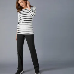 Legging|Broek<Blancheporte Rechte broek in biokateon zwart