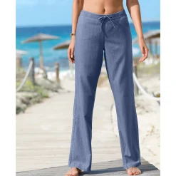 Jeans<Blancheporte Rechte broek in licht denim bleached