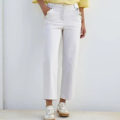 Broek<Blancheporte Rechte broek in 7/8-model ecru