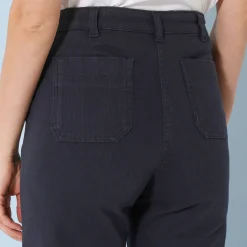 Broek<Blancheporte Rechte broek in 7/8-model marine