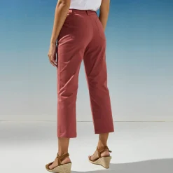 Broek<Blancheporte Rechte 7/8-broek met stretch terracotta